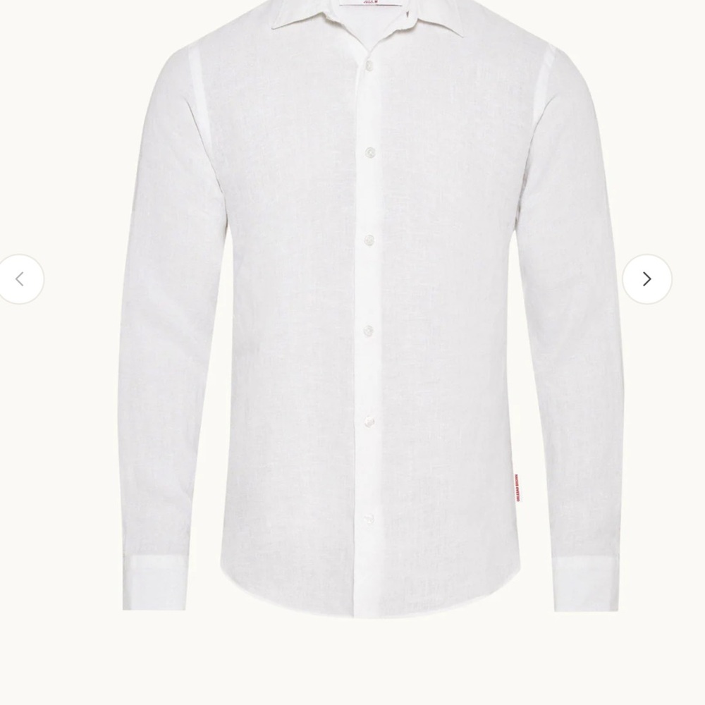 Orlebar Brown Giles OB Stripe White Linen